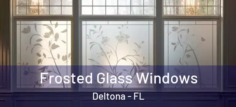 Frosted Glass Windows Deltona - FL
