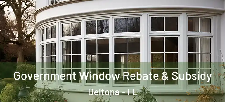 Government Window Rebate & Subsidy Deltona - FL